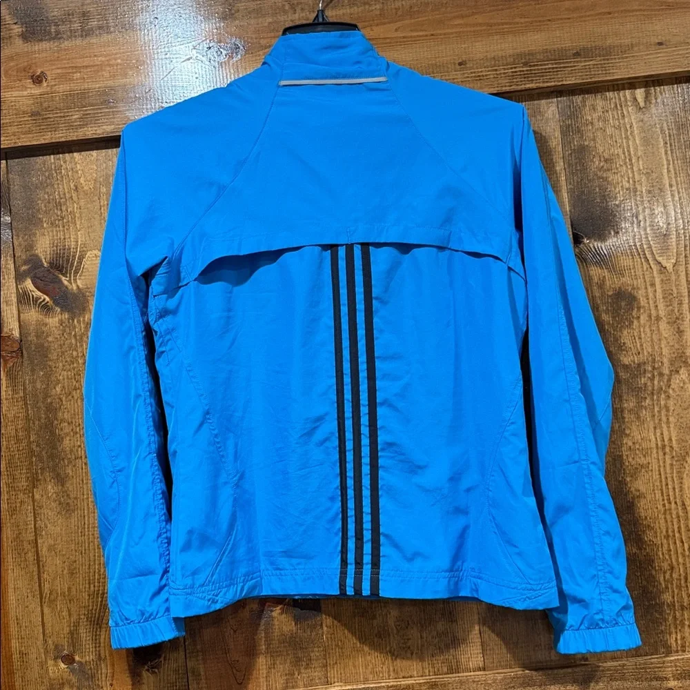 Adidas Women's Turquoise Lightweight Track Jacket‎ Size Medium